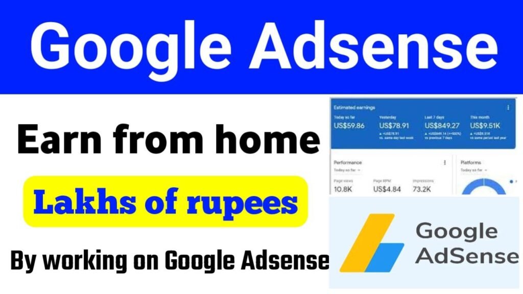 How to earn money sitting at home by working on Google Adsense